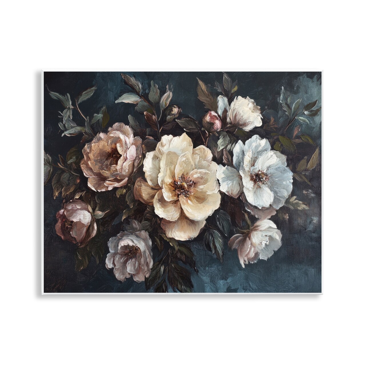 Stupell Industries Bold Vintage Blooms Wall Plaque Art Design by Petal Prints Design